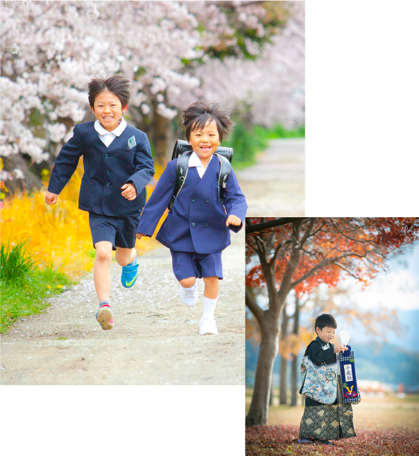 季節に合わせた撮影をご提案